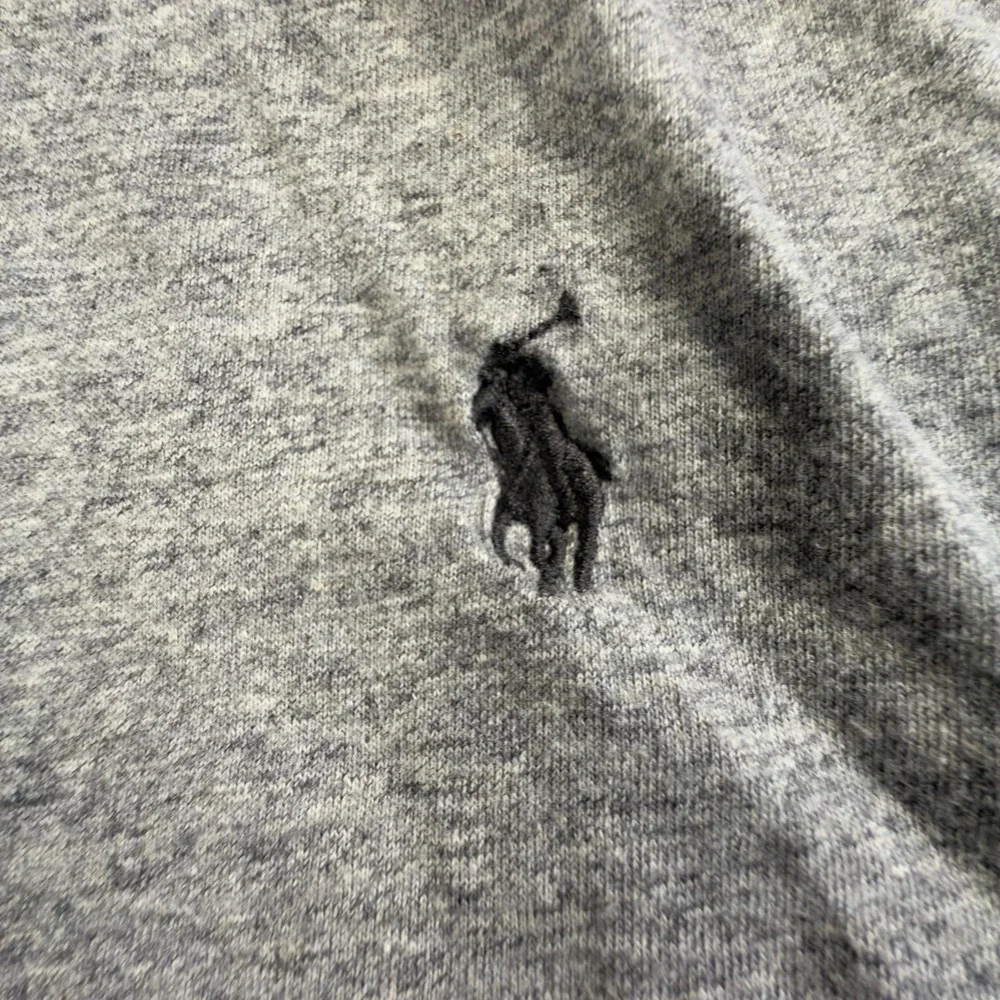 Polo Ralph Lauren Mens Gray Cotton Long Sleeve Hooded T-Shirt Pony Logo L 1690